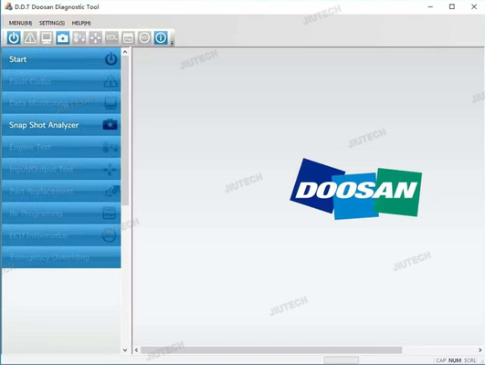 For Doosan Uvim Diagnostic Tool Excavator Forklift Engine Fault Scanner Detection Obd Interface Ddt Carnics Scr Dpf Dcu