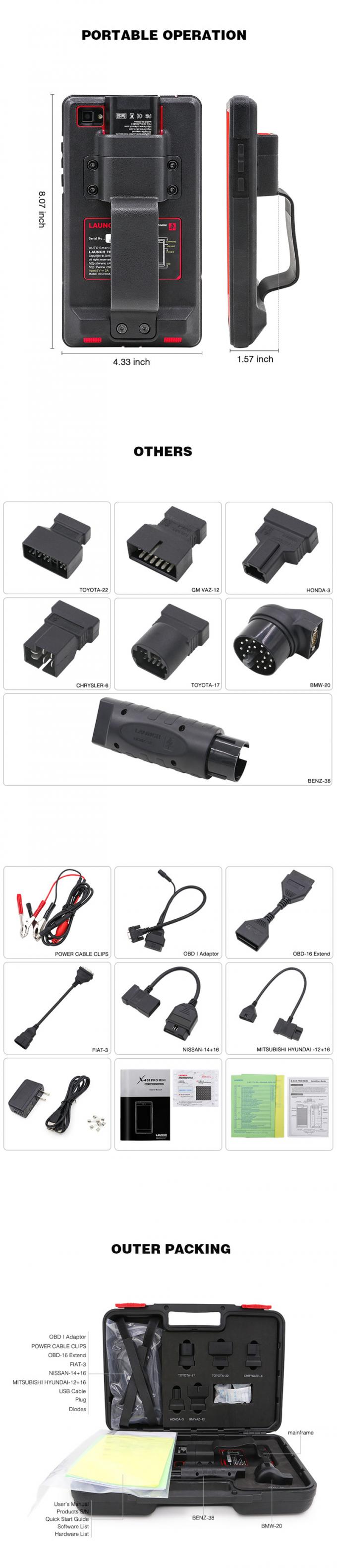 X431 υπέρ μίνι αυτόματος διαγνωστικός ανιχνευτής WiFi/Bluetooth Χ-431 υπέρ ανιχνευτής 2 συστημάτων ΕΝΑΡΞΗΣ X431 υπέρ μίνι πλήρης αυτοκινήτων πλεονεκτημάτων μίνι