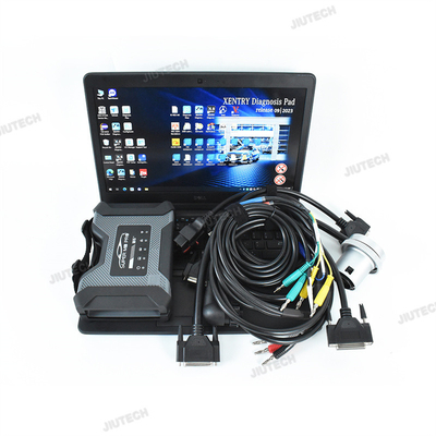 SUPER MB PRO M6 Star Diagnosis for Benz with Multiplexer Lan Cable+OBD2 16pin Main Test Cable+ laptop Car Truck