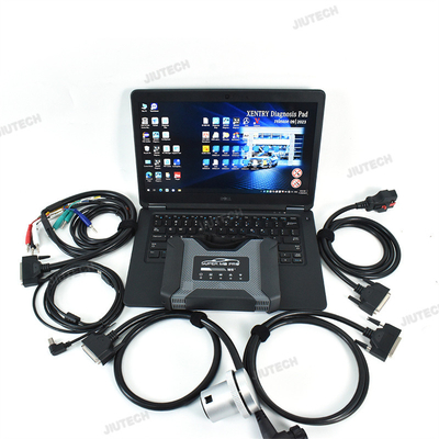 SUPER MB PRO M6 Star Diagnosis for Benz with Multiplexer Lan Cable+OBD2 16pin Main Test Cable+ laptop Car Truck