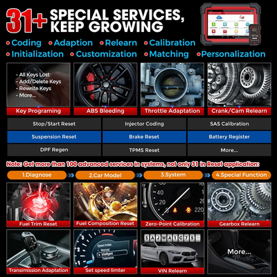 2024 New- LAUNCH X431 CRP919E BT Car Diagnostic Tools CANFD/DOIP OBD2 Scanner All System Active Test 31+ Reset