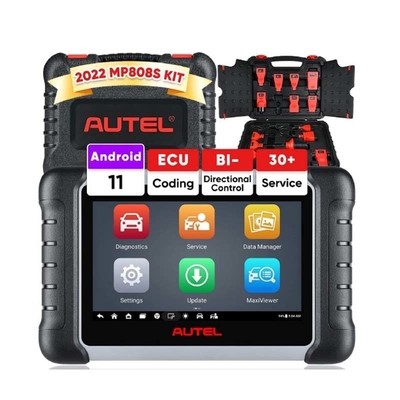Autel MaxiPRO MP808S KIT with Complete OBD1 Adapters Newly Adds FCA AutoAuth Can Work with MaxiVideo MV108
