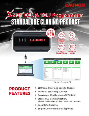 2024 Launch X431 ECU TCU Programmer Standalone PC Version Supports Checksum Correction, IMMO Off