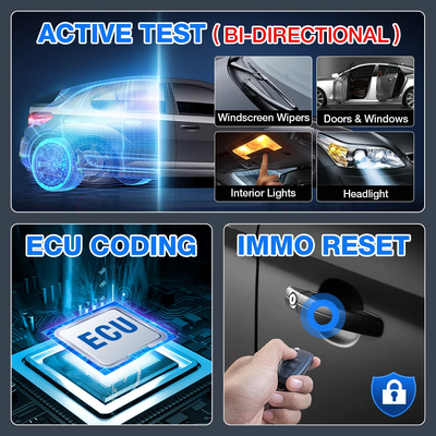 2024 Elite X431 V V4.0 Car Full System Diagnostic Tools Auto OBD OBD2 Scanner ECU Coding 37+ Reset Active Test Free Ship