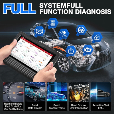 2024 Elite X431 V V4.0 Car Full System Diagnostic Tools Auto OBD OBD2 Scanner ECU Coding 37+ Reset Active Test Free Ship