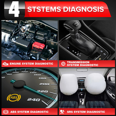 2024 New - LAUNCH X431 CRP123 V2.0 Car Diagnostic Tools Auto OBD2 ABS SRS Airbag Engine AT Auto Diagnostic Scanner Free