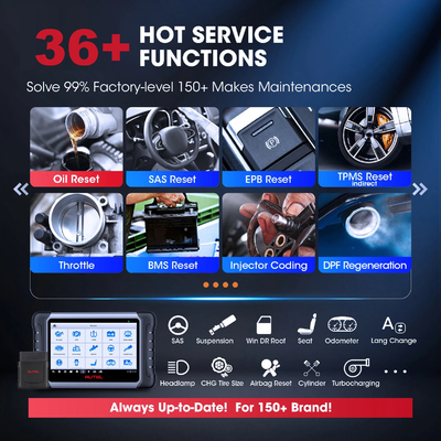 Autel MaxiCOM MK808KBT PRO OBD2 Scanner Automotivo Car Diagnostic Scan Tool MK808K-BT OBD 2 Code Reader Key Coding Activ