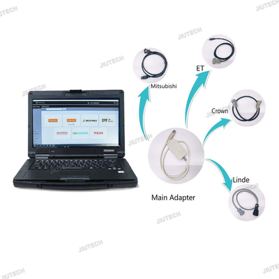 TruckTool 4.5 Universal Forklift Diagnostic Tool Suitable For Mitsubishi, ET, TCM, UNICARRIERS, ROCLA, and NICHIYU CF53