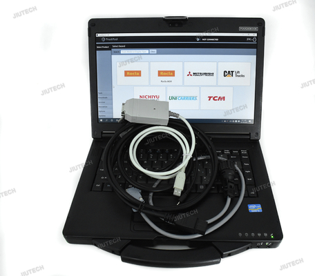 TruckTool 4.5 Universal Forklift Diagnostic Tool Suitable For Mitsubishi, ET, TCM, UNICARRIERS, ROCLA, and NICHIYU CF53