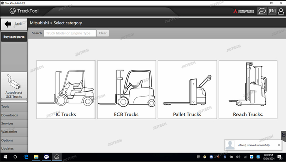 Universal Forklift Diagnostic Tool TruckTool For Resetting AGV Model Service Counter Wizard For MITSUBISHI, ET, TCM, UNI