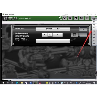 For AGCO diagnostic tool FENDT FENDIAS Latest Software Support AGCO Canusb tool