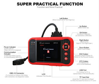 Launch Creader CRP123 Professional Creader Auto Code Reader car diagnostic instrument Launch X431 CRP 123 OBD2 EOBD Scan