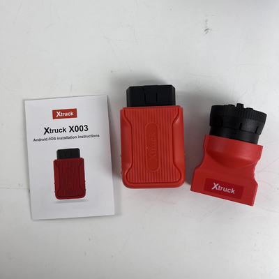 Xtruck X003 with 9 pin cummins adapter obd adapter heavy duty diagnostic scanner tools