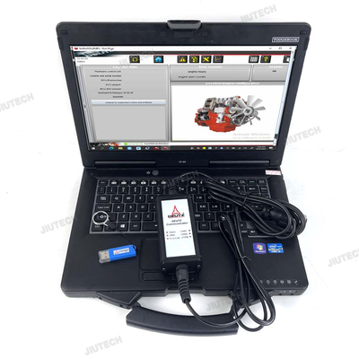 for Deutz diesel generator controllers tractor truck kit DEUTZ DeCOM SerDia diagnostic programming tool+CF19 laptop