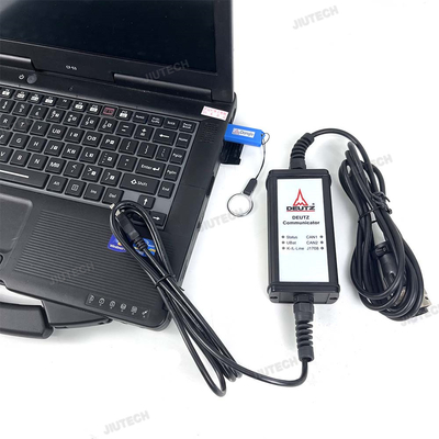 for Deutz diesel generator controllers tractor truck kit DEUTZ DeCOM SerDia diagnostic programming tool+CF19 laptop