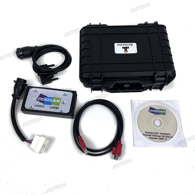 For Doosan UVIM Diagnostic Tool Excavator Forklift Engine Fault Scanner Detection Interface DDT CARNICS SCR DPF DCU ECU