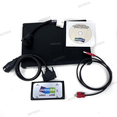 For Doosan uVIM Diagnostic Tool Excavator Forklift Engine fault Scanner detection Interface DDT CARNICS and CF C2 laptop