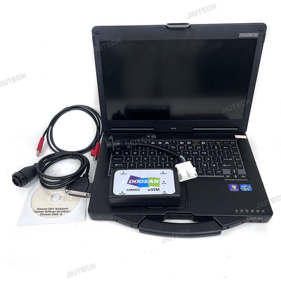 CF53 laptop for Doosan uVIM DMS-5 Forklift Excavator Construction Engine Analyzer Machine EOL System Diagnostic Tool