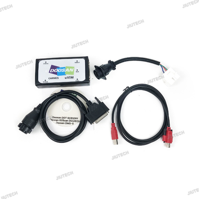 For Doosan uVIM Diagnostic Tool Excavator Forklift Engine Fault Detection OBD Interface Diagnostic Tool 2016 DMS 5 DDT CARNICS
