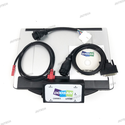 2025 Diagnostic tool for Doosan Diagnostic Scanner kit Heavy Duty uvim Communication Interface Loader Diagnosis+CF53 laptop