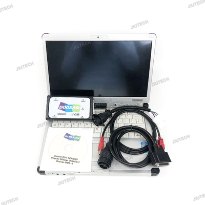 For Doosan Excavator Wheel Loader Monitoring Program DMS-5 Diagnostic Scanner Tool With Toughbook CF C2 Laptop
