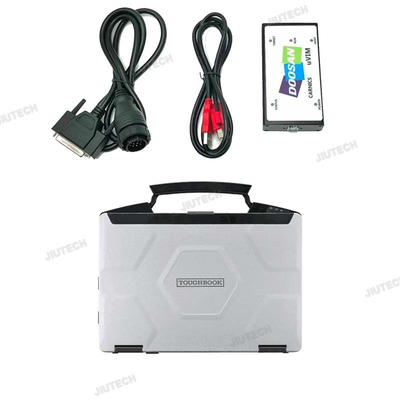 CF54 Laptop + For Doosan Diagnostic Tool DOOSAN Uvim Engine Fault Detector DDT SCR DPF DCU ECU Excavator Diagnostic Scanner
