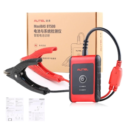Autel MaxiBAS BT506 Auto Battery and Electrical System Analysis Tool Tester Works for iOS/ Android and Autel MaxiSys Tablet