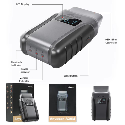 XTOOL Anyscan A30M Bluetooth OBD2 Scanner Car Diagnostic Tools 21+ Reset Service Code Reader CANFD Protocol Lifetime Free Update