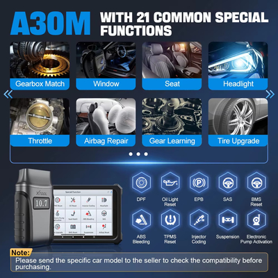 XTOOL Anyscan A30M OBD2 Auto Code Reader Full System Diagnostic Tools Bi-directional Scanner Lifetime Free Update Added CAN FD
