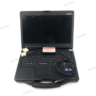 For Dr.ZX Diagnostic USB 4Pin Cable And 6Pin Cont Connectors For Hitachi Diagnostic Scanner Excavator Diagnosis Tool+CF53 Laptop