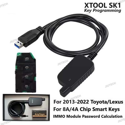 XTOOL Anytoyo SK1 For Toyota 8A/4A Smart Key Programming With Bench-free Pincode-free Auto Key Coding Works With X100PAD3 KC501