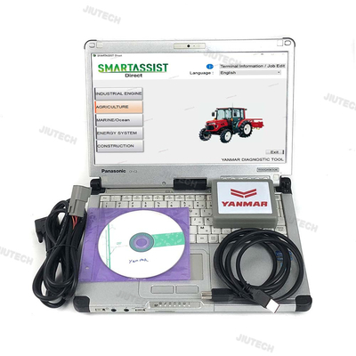 For Yanmar YEDST Diagnostic Tool With CFC2 Laptop Diesel Engine Yanmar Excavator Tractor Marine Generator Diagnostic Tools