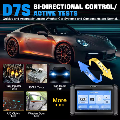 XTOOL D7S ECU Coding All System Diagnostic Scanner Active Test 36 Resets OBD2 Key Programming Tool CAN FD DoIP Upgraded of D7
