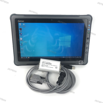 2025 For Toyota Bt Truckcom Canbox Cpc Usb Arm7 Forklift Truck Scanner Diagnostic Tool Can Interface Canbus Truckcom with Getac F110 tablet