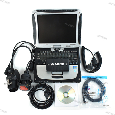 For WABCO Diagnostic tool KIT Trailer and Truck Diagnostic System Interface (WDI) Heavy Duty Scanner with CF19 laptop