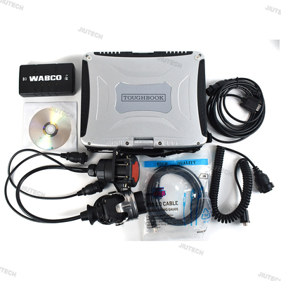 For WABCO Diagnostic tool KIT Trailer and Truck Diagnostic System Interface (WDI) Heavy Duty Scanner with CF19 laptop