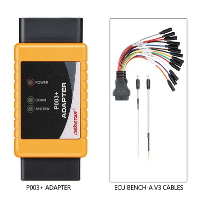 OBDSTAR DC706 ECU Tool Full Version Plus P003+ Adapter and ECU Bench Cables for Reading BOSCH ECU Data All by OBD or Bench Cars and Motocycles TCM clone