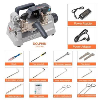 XHORSE XP0900CH DOLPHIN XC009 XP-009C Key Cutting Machine Without Battery for Single-Sided and Double-Sided Keys