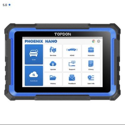 TOPDON Phoenix Nano 8" OE-Level Scan Tool Supports CAN-FD & DOIP Protocols Full System Diagnostics