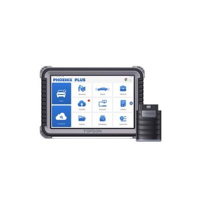 TOPDON Phoenix Plus Integrated Bi-Directional Diagnostic Tool Topology Mapping, ECU Coding (incl. VAG), 41+ Maintenance Services