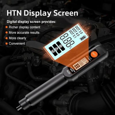 Xtruck A01 DOT3/4/5.1Brake Fluid Tester Hydraulic Fluid Oil Moisture Analyzer with HTN Display
