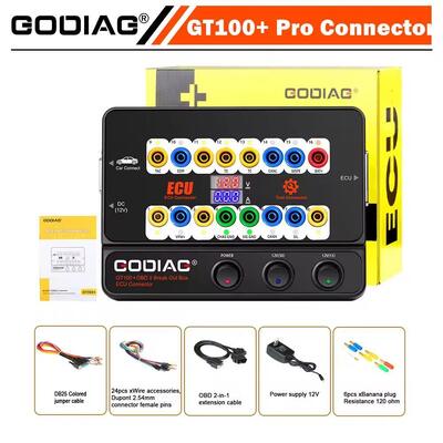 for BMW GODIAG GT100+ GT100 Pro ECU Connector OBDII Break Out Box FEM/BDC CAS4/CAS4+ Test Platform for VVDI2/IM608/K518ISE