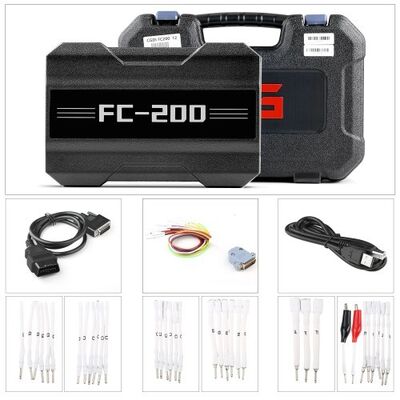 V1.3.3.2 CG FC200 ECU Programmer Full Version with New Adapters Set 6HP & 8HP / MSV90 / N55 / N20 / B48/ B58 and MPC5XX Adapter for EDC16/ ME9.0