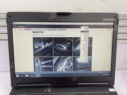 For MAN T427 DIAGNOSTIC TOOL TRUCK DIAGNOSTIC INTERFACE Parameter Programming Device WLAN Calibration Monitoring CF53 Laptop
