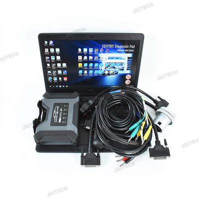 SUPER MB PRO M6 Star Diagnosis for Benz with Multiplexer Lan Cable+OBD2 16pin Main Test Cable+Dell laptop Car Truck