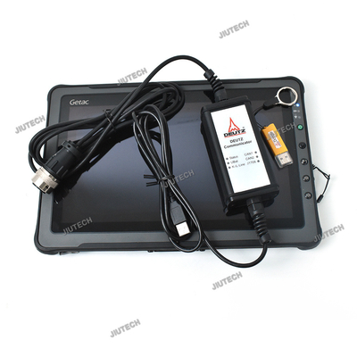 Ready to use F110 Tablet +For Deutz Communicator OBD Adapter with SerDia Software For SerDia 2010 diagnostic and program