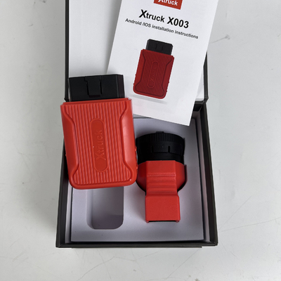 Xtruck X003 with 9 pin cummins adapter obd adapter heavy duty diagnostic scanner tools