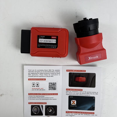 Xtruck X003 with 9 pin  adapter obd adapter heavy duty diagnostic scanner tools