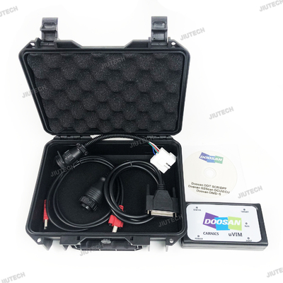 For Doosan uVIM Diagnostic Tool Excavator Forklift Engine Fault Detection OBD Interface Diagnostic Tool 2016 DMS 5 DDT CARNICS