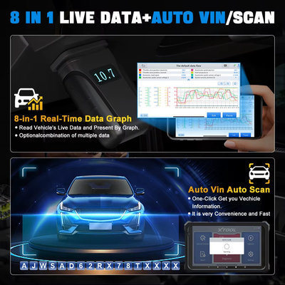 XTOOL Anyscan A30M OBD2 Auto Code Reader Full System Diagnostic Tools Bi-directional Scanner Lifetime Free Update Added CAN FD